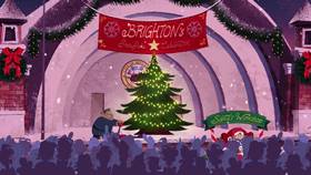 Screenshots from the 2021 Disney Television Animation cartoon Saving Christmas