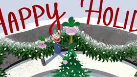 Screenshots from the 2021 Disney Television Animation cartoon Saving Christmas