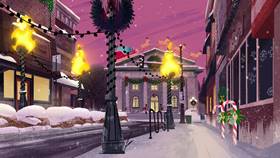 Screenshots from the 2021 Disney Television Animation cartoon Saving Christmas