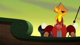 Screenshots from the 2021 Warner Bros. Television cartoon Sam-merica