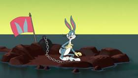 Screenshots from the 2021 Warner Bros. Television cartoon Sam-merica