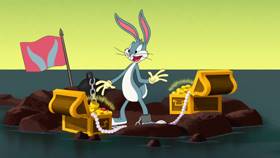 Screenshots from the 2021 Warner Bros. Television cartoon Sam-merica