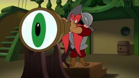 Screenshots from the 2021 Warner Bros. Television cartoon Sam-merica