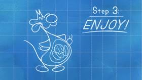 Screenshots from the 2021 Warner Bros. Television cartoon Happy Birdy to You