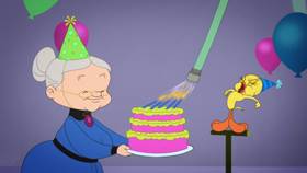 Screenshots from the 2021 Warner Bros. Television cartoon Happy Birdy to You