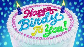 Screenshots from the 2021 Warner Bros. Television cartoon Happy Birdy to You