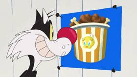 Screenshots from the 2021 Warner Bros. Television cartoon Happy Birdy to You