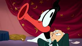 Screenshots from the 2021 Warner Bros. Television cartoon Daffy Psychic: New Love