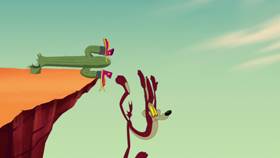 Screenshots from the 2021 Warner Bros. Television cartoon Spring Forward, Fall Flat