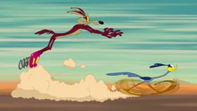 Screenshots from the 2021 Warner Bros. Television cartoon Spring Forward, Fall Flat