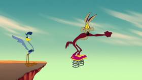 Screenshots from the 2021 Warner Bros. Television cartoon Spring Forward, Fall Flat