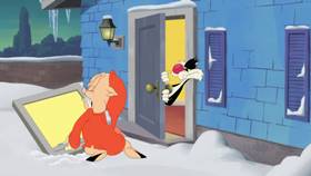 Screenshots from the 2021 Warner Bros. Television cartoon Put the Cat Out: Window