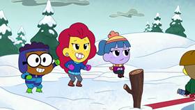 Screenshots from the 2021 Disney Television Animation cartoon Big City Greens Christmas Marathon