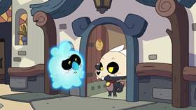 Screenshots from the 2021 Disney Television Animation cartoon Scratch Haunts