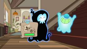 Screenshots from the 2021 Disney Television Animation cartoon Scratch Haunts