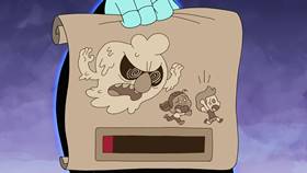 Screenshots from the 2021 Disney Television Animation cartoon Scratch Haunts