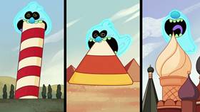 Screenshots from the 2021 Disney Television Animation cartoon Scratch