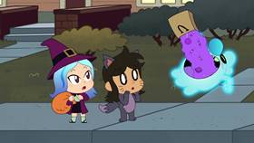 Screenshots from the 2021 Disney Television Animation cartoon Scratch