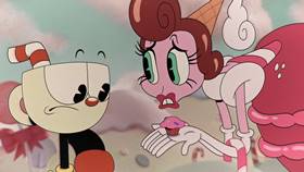 Screenshots from the 2022 Netflix cartoon Sweet Temptation