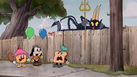 Screenshots from the 2022 Netflix cartoon The Devil