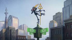 Screenshots from the 2022 Netflix cartoon The Devil