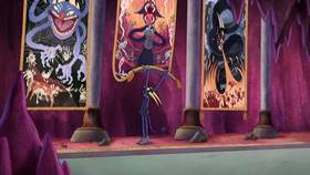 Screenshots from the 2022 Netflix cartoon The Devil