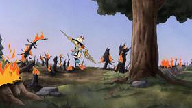 Screenshots from the 2022 Netflix cartoon The Devil