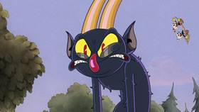 Screenshots from the 2022 Netflix cartoon The Devil