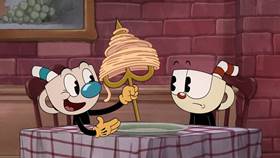 Screenshots from the 2022 Netflix cartoon The Devil