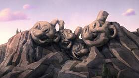 Screenshots from the 2022 Netflix cartoon The Devil