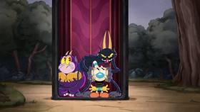 Screenshots from the 2022 Netflix cartoon The Devil