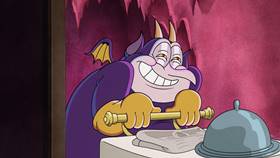 Screenshots from the 2022 Netflix cartoon The Devil