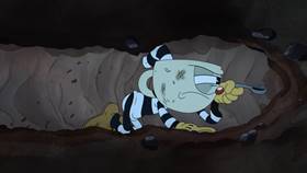 Screenshots from the 2022 Netflix cartoon Jail-Broken