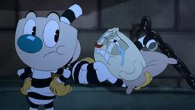 Screenshots from the 2022 Netflix cartoon Jail-Broken