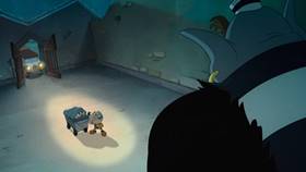 Screenshots from the 2022 Netflix cartoon Jail-Broken