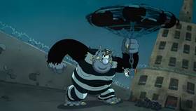 Screenshots from the 2022 Netflix cartoon Jail-Broken