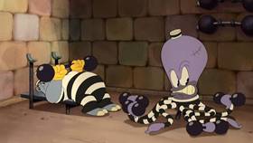 Screenshots from the 2022 Netflix cartoon Jail-Broken