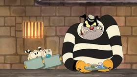 Screenshots from the 2022 Netflix cartoon Jail-Broken