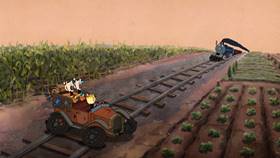 Screenshots from the 2022 Netflix cartoon Charmed and Dangerous