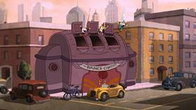 Screenshots from the 2022 Netflix cartoon Charmed and Dangerous