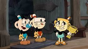 Screenshots from the 2022 Netflix cartoon Charmed and Dangerous