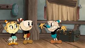 Screenshots from the 2022 Netflix cartoon Charmed and Dangerous