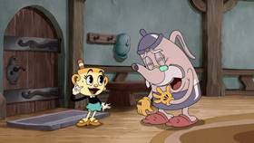 Screenshots from the 2022 Netflix cartoon Charmed and Dangerous