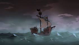 Screenshots from the 2022 Netflix cartoon A High Seas Adventure!
