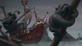 Screenshots from the 2022 Netflix cartoon A High Seas Adventure!