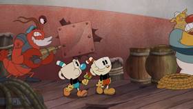 Screenshots from the 2022 Netflix cartoon A High Seas Adventure!