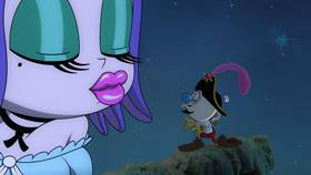 Screenshots from the 2022 Netflix cartoon The I Scream Man