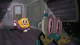 Screenshots from the 2022 Netflix cartoon The I Scream Man