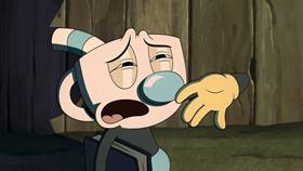 Screenshots from the 2022 Netflix cartoon The I Scream Man