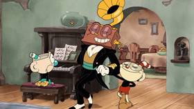 Screenshots from the 2022 Netflix cartoon Piano Lesson